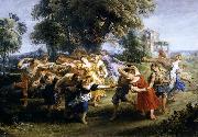 Peter Paul Rubens Dance of Italian Villagers oil painting on canvas